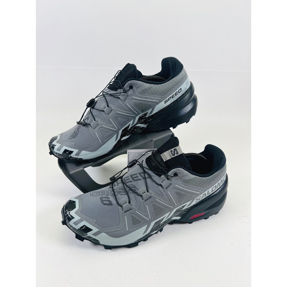 Salomon Speedcross 6 Mens Trail Running Shoes Grey Black L41738000 Size 13 NEW